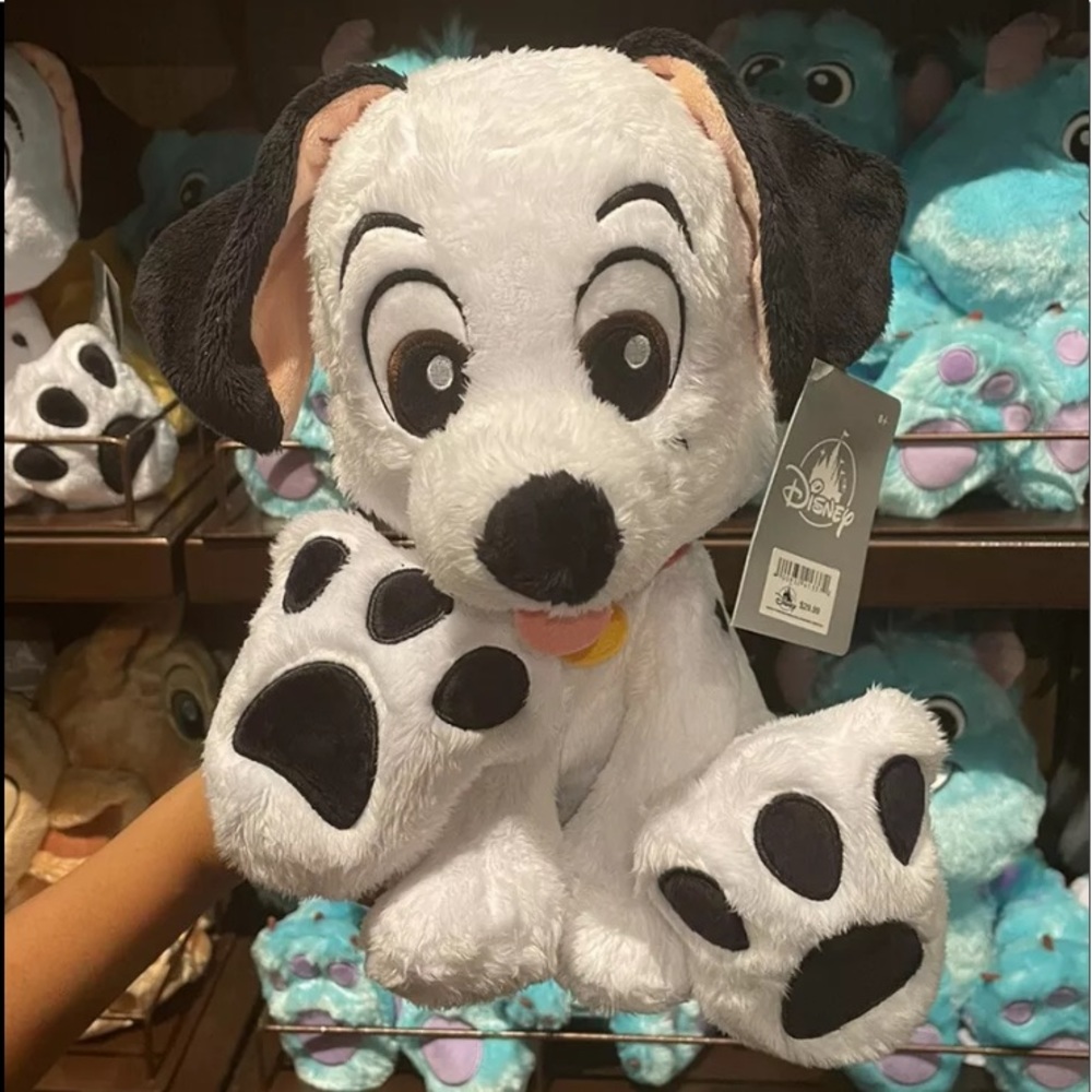 2022 Disney Parks Exclusive Lucky Dog 101 Dalmatians Big Feet Plush New With Tag
